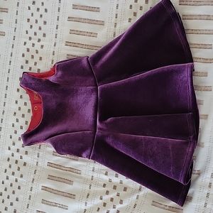 Purple velvet Oshkosh dress